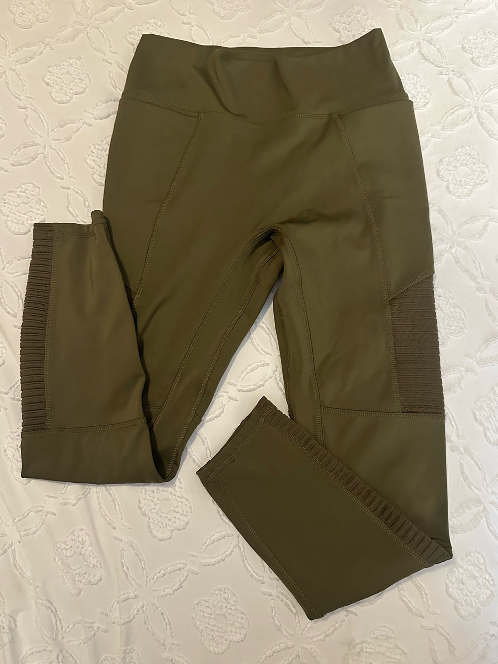 Fabletics Olive Green High-Waist Leggings